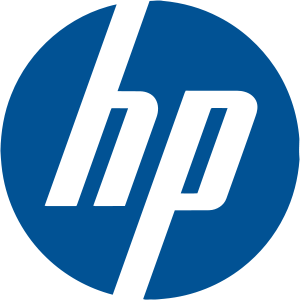 The current two dimensional HP logo used on co...