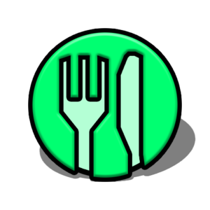 tourism map dining restaurant symbol